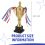 Taça de troféu de ouro de 11 polegadas para competições esportivas de futebol 11