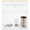 Press Ham Maker, Round Shape Stainless Steel Meat Machine for Making H 7