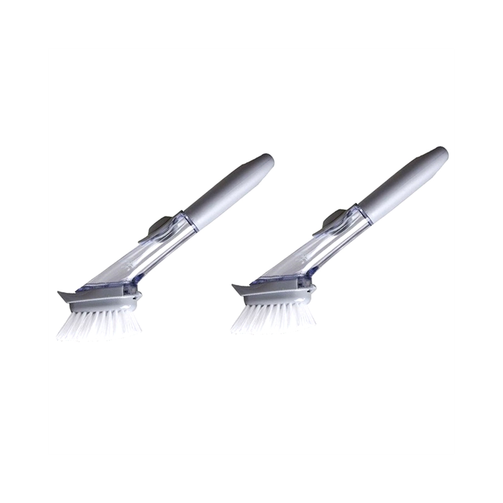 Pezzi Spazzola Per Piatti Spazzola Per Cucina Con Manico Bacchetta Per Pulizia Per D-image