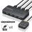 KVM-Switch USB Shared Controller Adapter 4 Eingänge Ausgänge für Laptop C 3