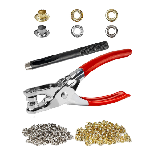 500Pc 1/4 Inch Grommet Tool Kit, Leather Hole Punch Pliers, Grommets K 1