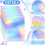 Metallic Holographic Card Shiny Mirror Paper Sheets, Reflective Post B 4