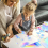 Metallic Holographic Card Shiny Mirror Paper Sheets, Reflective Post B 6