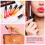 100 τεμάχια 10 ml κενά σωληνάρια Lip Gloss Clear Mini Refillable Balm Περιέχουν 3
