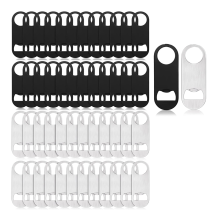 50 Pcs Edelstahl Flache Flasche Opener Bartender Küche Bar Restau