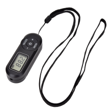Bærbar mini FM-radio med digitalt display, retro-afspiller