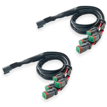 2 Lead 4 In1 Deutsch Dual Outputs DT DTM Female Connector Socket Adapt