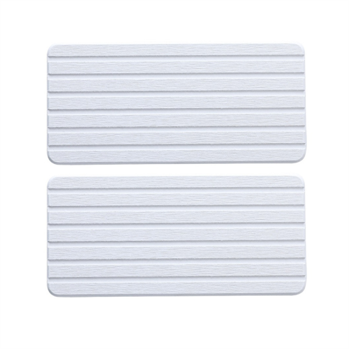 2 PCS Water Absorbent Diatomite Coasters Rectangle, Absorbing Stone Us