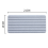 2 PCS Wasserabsorbierende Kieselgur-Untersetzer, rechteckig, gerilltes Design, Ab 6