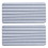 2 PCS Wasserabsorbierende Kieselgur-Untersetzer, rechteckig, gerilltes Design, Ab 1