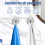 2Pack Heavy Duty Vacuum Suction Cup Wreath Hanger Silver-Plated Plishe 6
