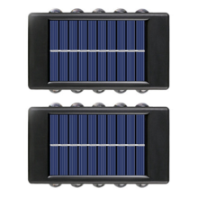 10 LED Solar Wandleuchte Outdoor Wasserdicht Up&Down Leuchtende Beleuchtung Ga