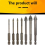 Tile Drill Bit Concrete Cement Multi-Function Punch Hole Opener Four-E 3