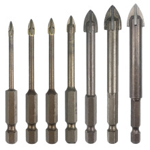 Tile Drill Bit Concrete Cement Multi-Function Punch Hole Opener Four-E