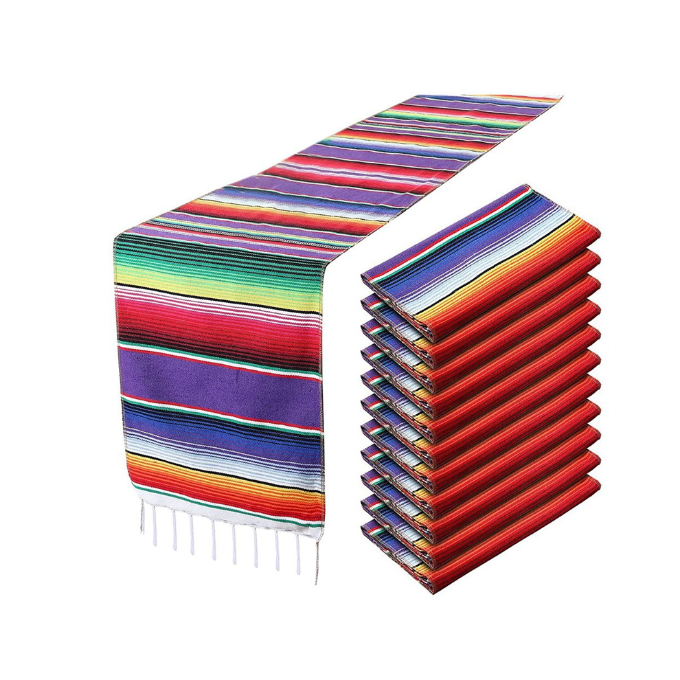 2Pcs Mexican Table Runner 14 x 108 Inch for Wedding Decorations Outdoo-image-OPC-PJPXWCW-NEW