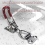 4PCS Stainless Steel Locks with Adjustable Buckles, Horizontal Clamp, 5