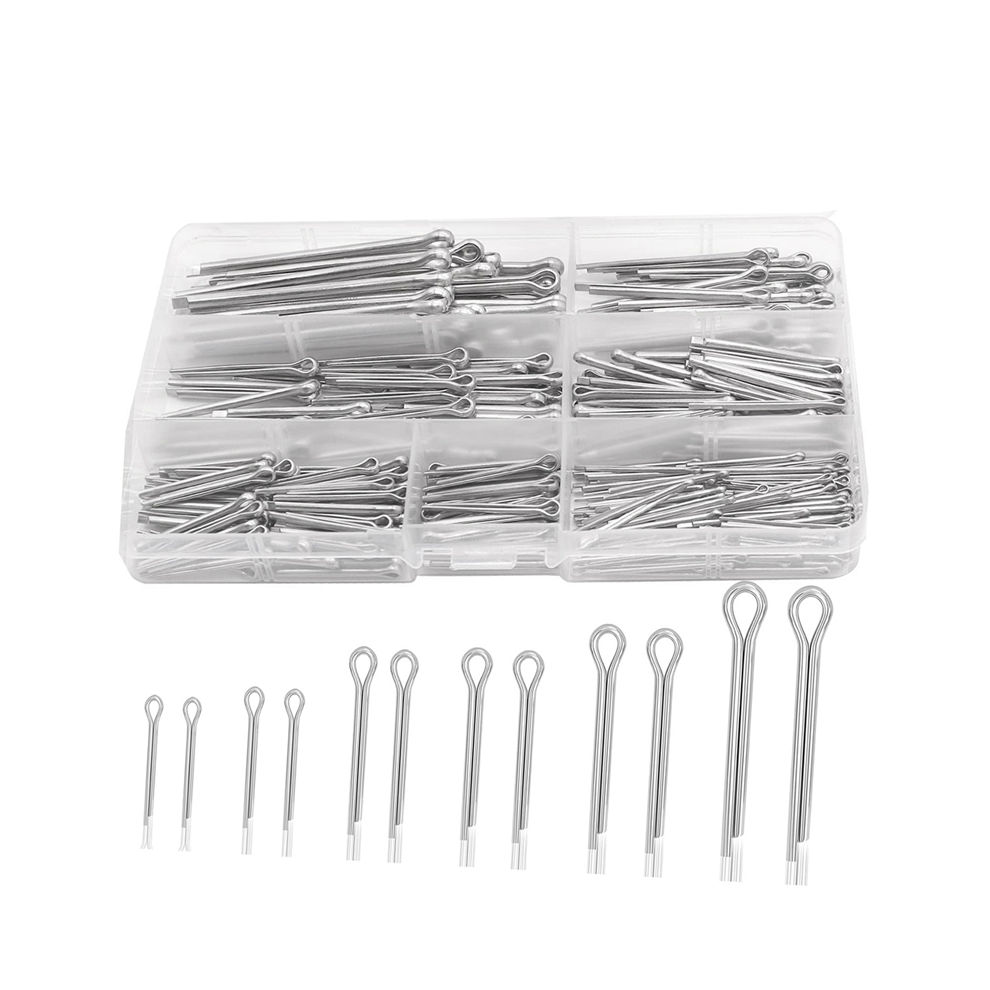 345Pcs 304 Stainless Steel Cotter Pin Assortment Kit M1.6/M2.5/M3.2/ 6 4852461775555