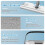Lazy Flat Floor Mops and Bucket Set Cleaning System with Washable Micr 10