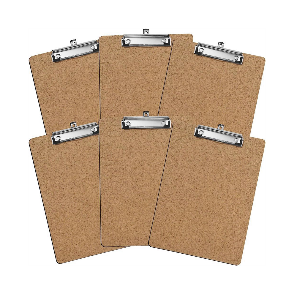 Confezione Da 6 Portablocco Per Ufficio In Cartone Rigido, Formato A4 Standard (9 X 1)