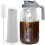 Cold Brew Coffee Maker 64Oz Pitcher with Stainless Steel Super Dense F 5