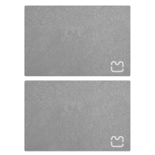 2Pcs Einfache-Dünne Kieselgur Badematte Badewanne Matte, Schnell Trocknende Nicht-Sl