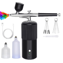 Kit aerografo - Compressore portatile ricaricabile, professionale senza fili