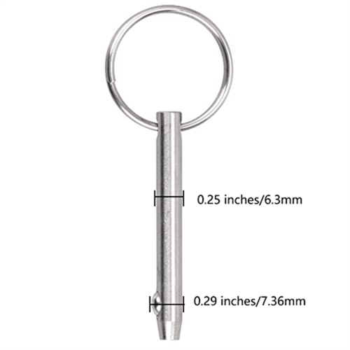 stk. biminitopppinner, diameter 6,3 mm, total lengde 6,3 mm 2