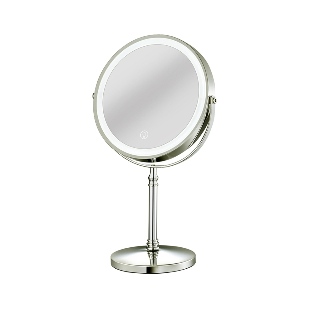 Typecat 10X Led Mirror Rechargeable Make Up With 3 Colors, Brightness Adjustab