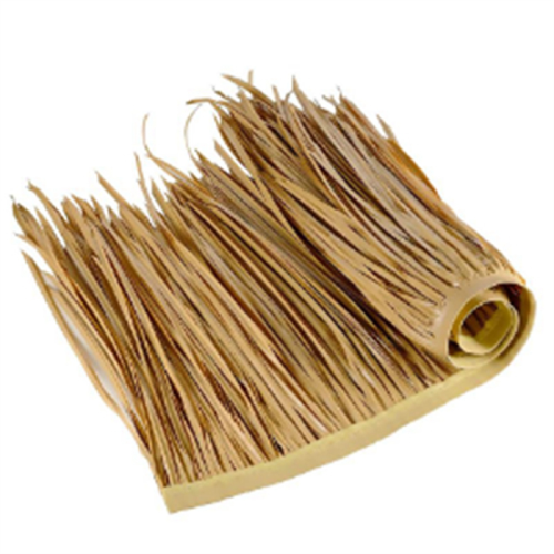 DIY Stroh Dach Teppich Dekor Gras Matte Palm Thatch Roll Deck Dekorative Pa