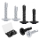 Metal Screws Self Tapping,120P Stainless Steel Set Assorted Flat Head 2