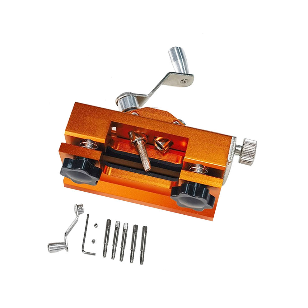 Portable Chainsaw Sharpening Jig Aluminium Alloy Sharpener With Grinde 4852461787107