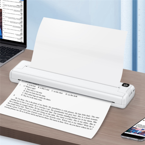 Portable Printers Wireless A4 Thermal Printer Inkless Pocket Photo Doc 2