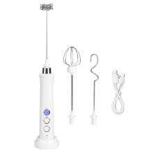 USB Elektrische Milchaufschäumer 3 Geschwindigkeit Ei Stiring Schäumer Schneebesen Handheld B