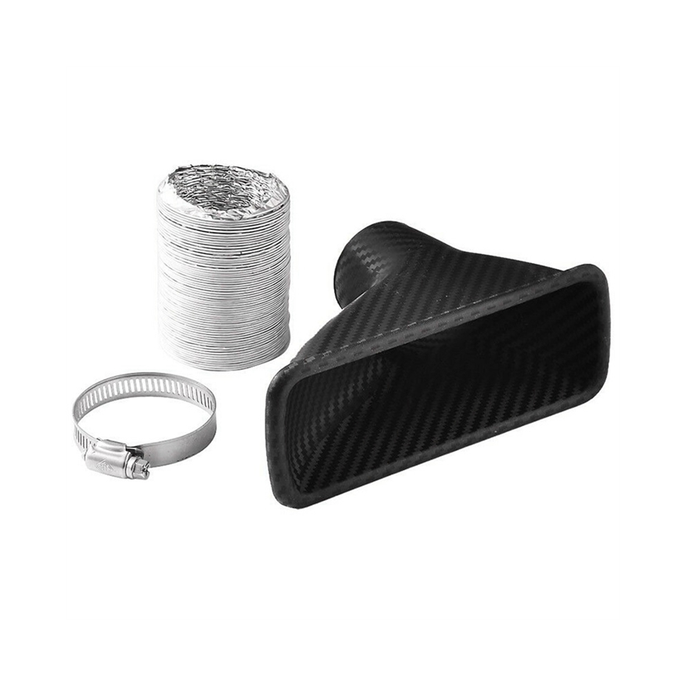 Parachoques Delantero Universal Automotriz Con VentilacióN De Fibra De Carbono Texturizada M-image