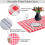 3 Pcs Fitted Tablecloth for Table,Stretch Waterproof Elastic Vinyl Pic 4