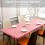 3 Pcs Fitted Tablecloth for Table,Stretch Waterproof Elastic Vinyl Pic 6