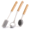 Βούρτσα πιάτων με λαβή από μπαμπού, βούρτσα πλύσης πιάτων και καθαρισμού 4