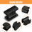 10 Pack Square Black Cabinet Knobs Drawer Dresser Handles for Cupboard 4