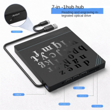 Külső DVD optikai meghajtó laptophoz, asztali számítógéphez, univerzális, multifunkciós CD-meghajtó