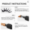 7Pcs Manual Copper Pipe Swaging Tool Drill Bit,6Pcs Expander Bit 5 in 7
