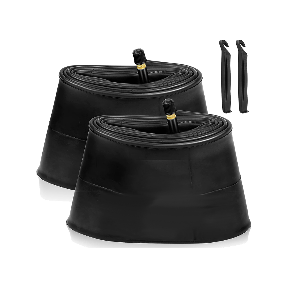 Photos - Bike Inner Tube 2 Pack 26X4.0 Fat Bike Tube with AV 32mm Valve, Tubes Tire Levers, for