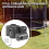 Trampoline-endehetter for nettstenger, hetter, stolpehus stempelhette flat 5