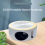 G320 LED Mini Projector Video Beamer Support 1080P USB Sync Screen Sma 11