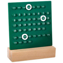 Schreibtischkalender aus Holz, Retro, für Zuhause, einzigartige Geschenke, Monats- und Datumsanzeige, Dekoration