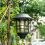 2Pcs Solar Lantern Outdoor Decorative Wall with Hooks Waterproof Metal 5