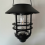 2Pcs Solar Lantern Outdoor Decorative Wall with Hooks Waterproof Metal 3