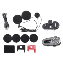 Motorcykelhjelmheadset FM-radio Bluetooth 5.3 trådløst vandtæt E