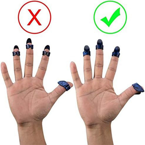 Púas de dedo, medianas, planas, de celuloide (24 piezas) 2
