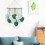 Makramee Wandbehang Blätter, Boho Dekor, handgemachte gewebte Blätter Quasten 8