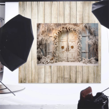 210cm x 150cm Weihnachten Hintergrund Tuch Tür Dekoration Foto Studio Ch